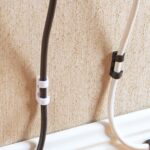 Self Adhesive Cable Clips Wire Manage Holder Sticky Mount-Round Plastic Cable Cord  - Pack of 20 - Image 3