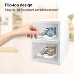 Stackable Multifunctional Storage, for Clothes Foldable Drawer Shelf Basket Utility Cart Rack Storage Organizer Cart for Kitchen, Pantry Closet, Bedroom, Bathroom, Laundry (2 / Layer 1 Pc) - Image 6