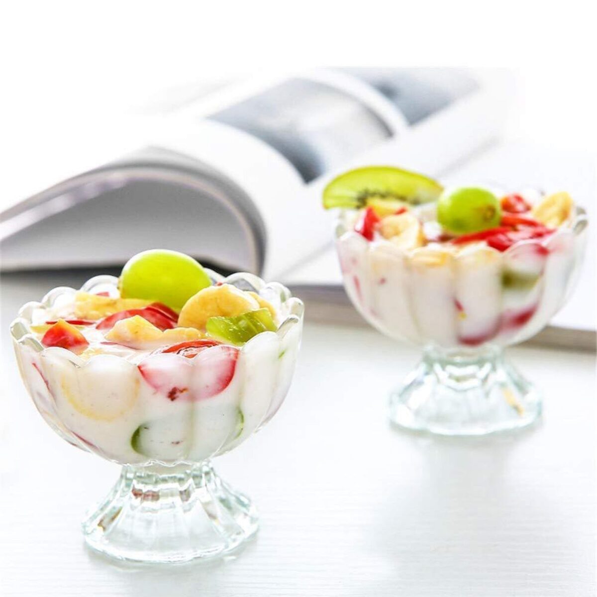 Serving Dessert Bowl Ice Cream Salad Fruit Bowl - 6pcs Serving Dessert Bowl Ice Cream Salad Fruit Bowl - 6pcs - Image 1