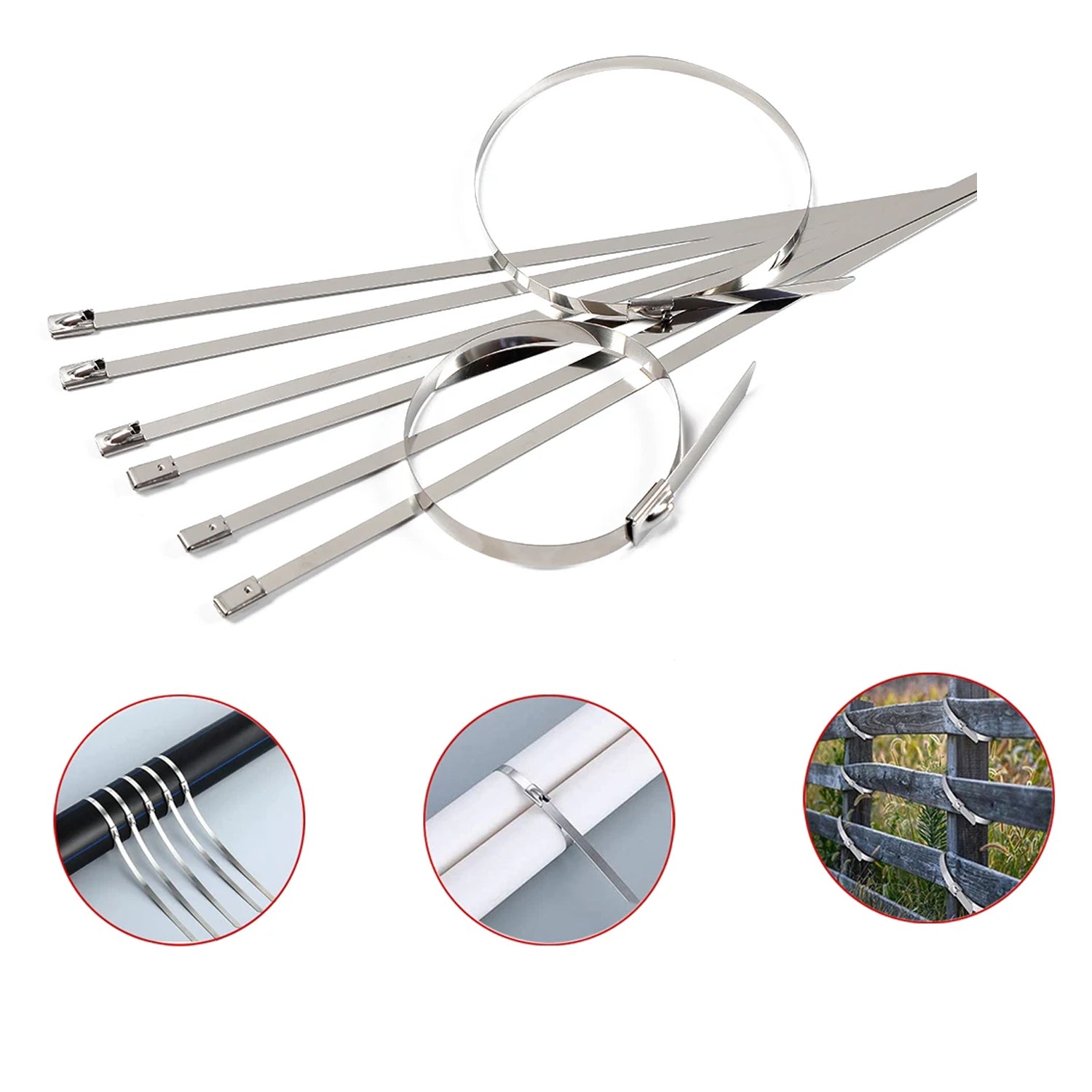 5_84f54457-efea-400c-8150-43ebbafd4527.jpg Multipurpose Stainless Steel Cable TIE (10 pcs Set / 4.6x200MM) - Image 4