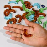Glass Gem Stone, Flat Round Marbles Pebbles for Vase Fillers, Attractive pebbles for Aquarium Fish Tank. - Image 5