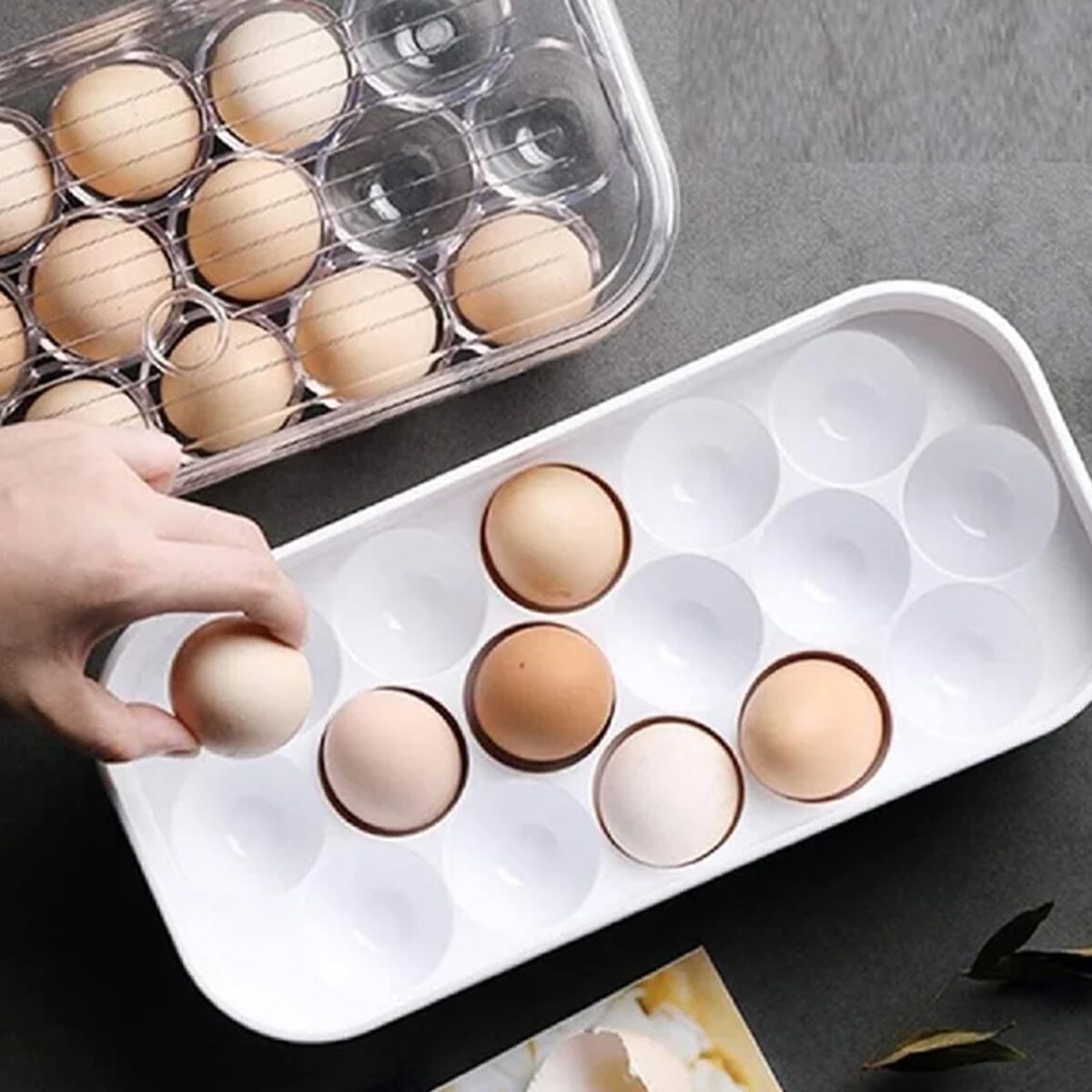 12 Cavity Egg Storage Box For Holding And Placing Eggs Easily And Firmly. - Image 7