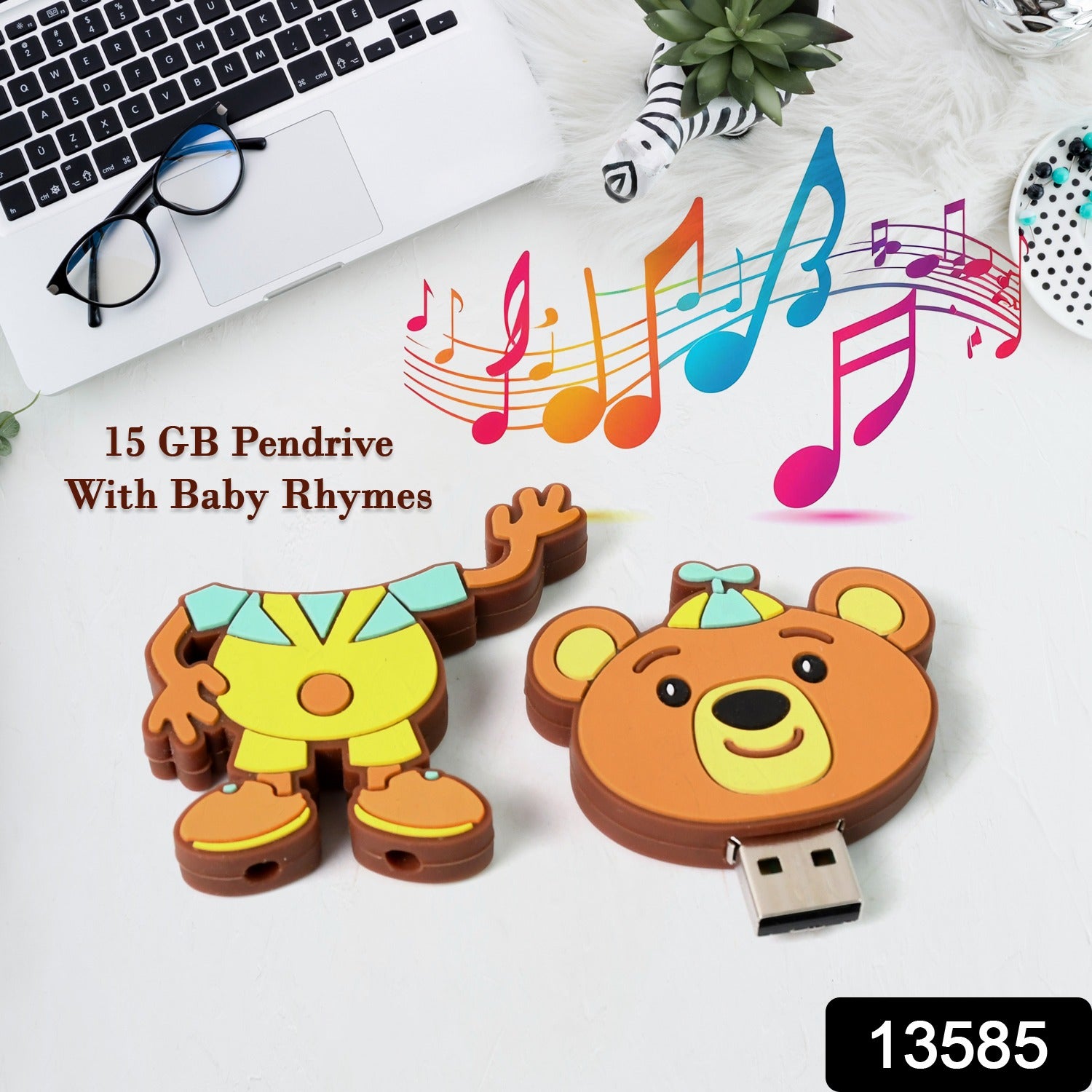 5d2bccef-bd8d-444a-99a2-9085ee312573.jpg Portable Cartoon Shape Silicone USB Pen drive / Flash disk (15 GB With Baby Rhymes Song / 1 Pc) - Image 2
