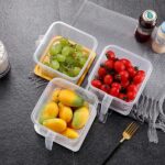 Air Tight Unbreakable Big Size 1100 ml Square Shape Kitchen Storage Container (Set of 6) - Image 6
