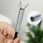 Metal Wire Brush Hand Kitchen Sink Cleaning Hook Sewer Dredging Device - Image 5