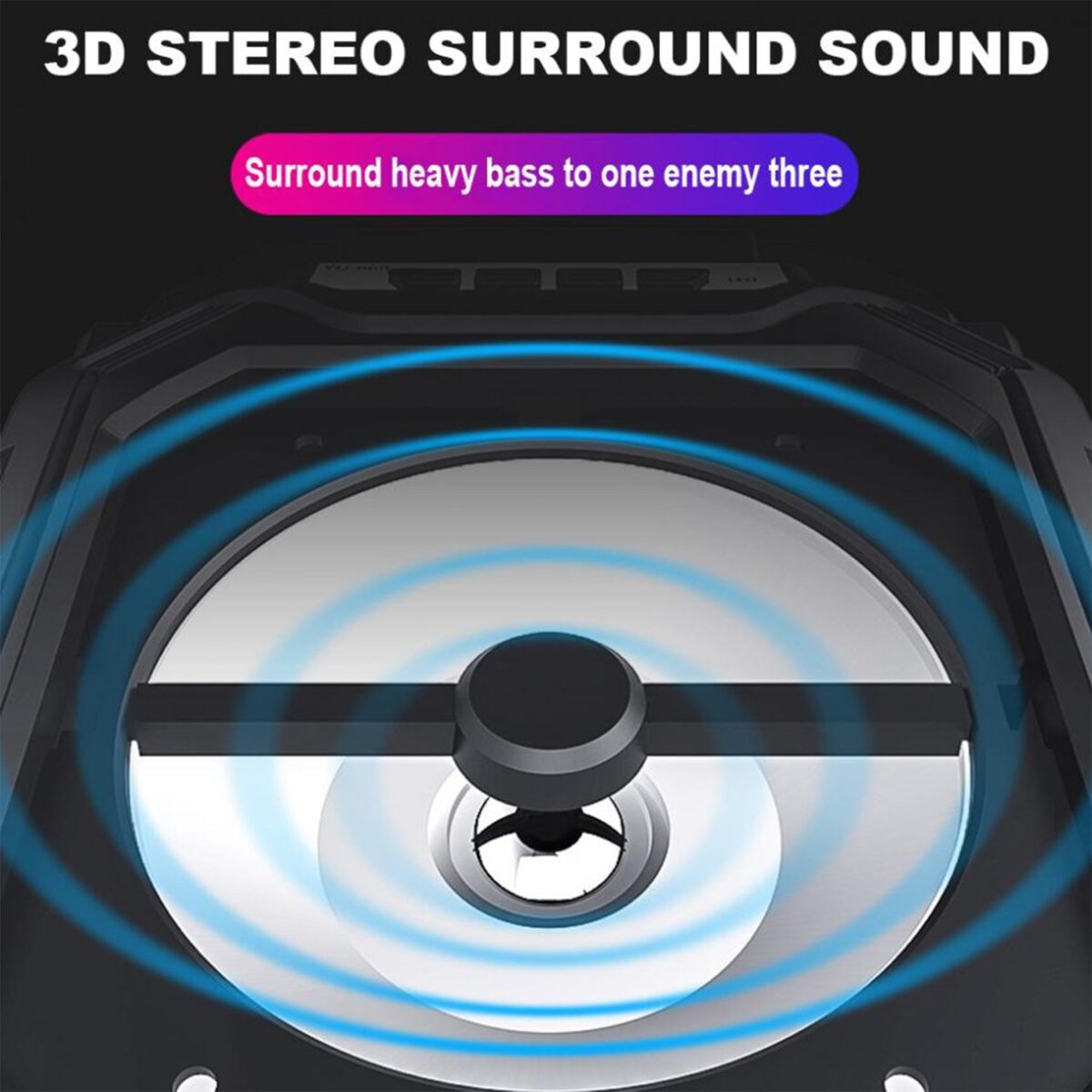 Wireless Bluetooth Portable Boom Box Subwoofer Support Mic Input Outdoor Speaker 5 W Bluetooth Speaker - Image 7