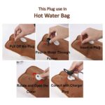 5 Pc Hot Water Bag in Water Stopper used as a stopper while injecting nails on walls etc. - Image 7