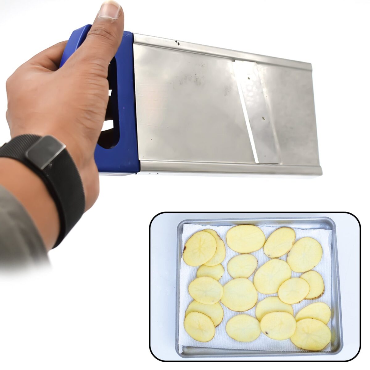 Plain Potato Slicer Ã¢â‚¬â€œ Essential Kitchen Tool for Effortless Potato Cutting & Slicing - Image 6
