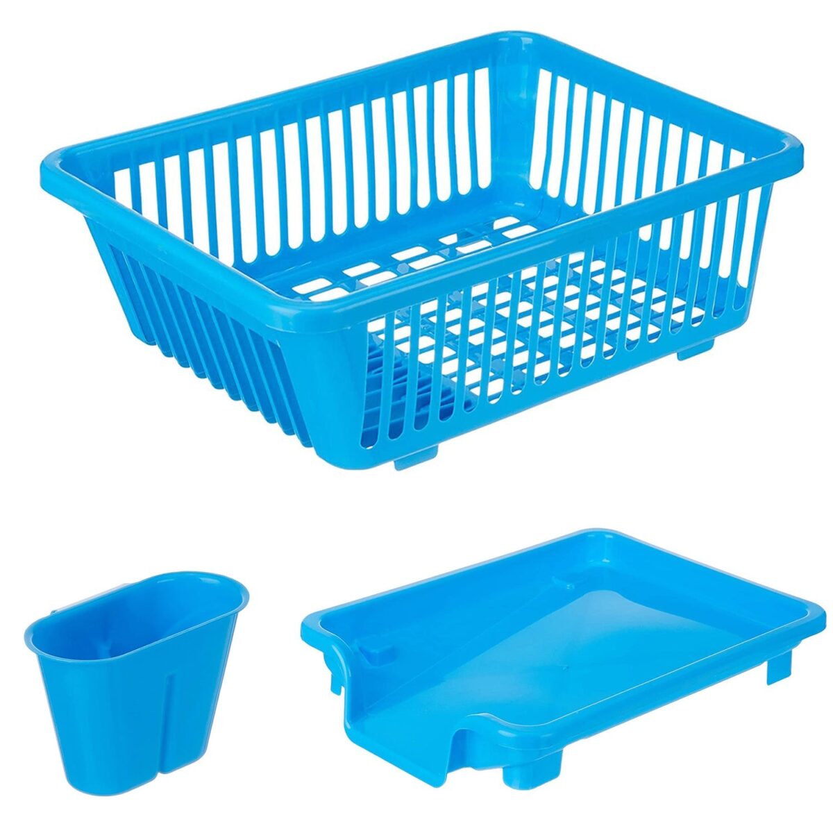 Plastic Sink Dish Drainer Drying Rack (With Brown Box) ( MOQ :- 6 Pc) - Image 4