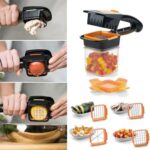 5 In 1 Nicer Dicer used for cutting and shredding of various types of food stuff in all kitchen purposes. - Image 7