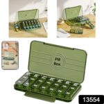 Portable Weekly Pill Box Organiser Daily Pill Keeper 21 Grid Container (1 Pc) - Image 2