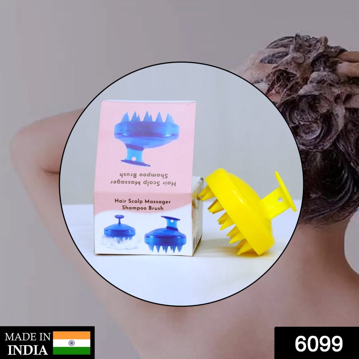 Hair Scalp Adjustable Massager Shampoo Brush,Scalp Shampoo Brush - Image 2