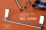 Stainless Steel Towel Hanger for Bathroom / Towel Rod / Bar / Bathroom Accessories - Image 6