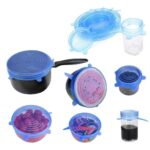 Silicone Stretch Lids Reuseable Microwave Safe Flexible Covers (Set of 6) (Loose Pack) - Image 7