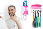 Toothpaste Dispenser & Tooth Brush with Toothbrush - Image 6