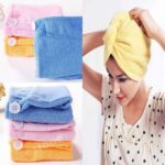 Quick Turban Hair-Drying Absorbent Microfiber Towel / Dry Shower Caps, Hair accessories - Image 3
