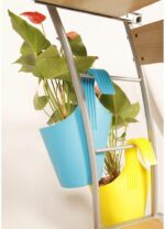 Plastic Hanging Planter Pot, Multicolour, - Image 6