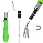 32 in 1 Mini Screwdriver Bits Set with Magnetic Flexible Extension Rod - Image 3