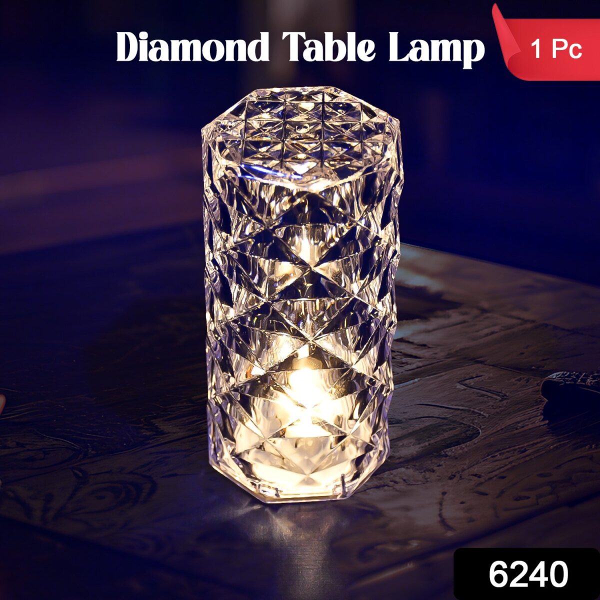 Diamond table lamp Candles for Home Decoration, Crystal Candle Lights - Image 2