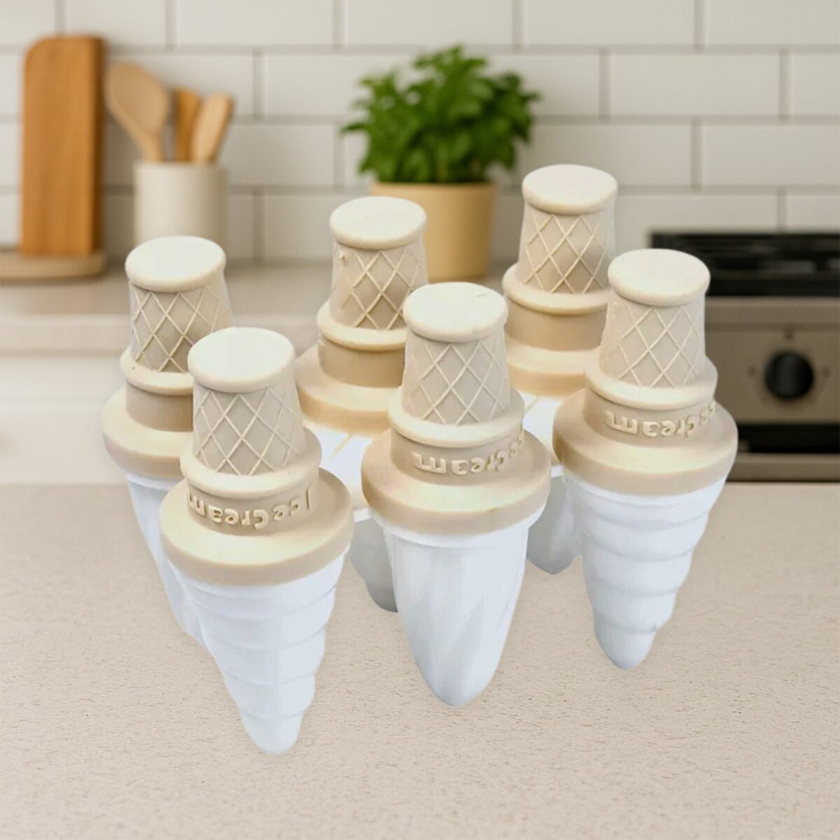 Ice Candy Maker Mold for Ice Cream at Home or Restaurants (6 Pc) - Image 1