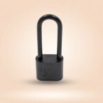 Lock with Key Metal Locker 1 Set Padlock Mini Padlock Beam Plastic, Copper Alloy, Iron Alloy Black Metal Storage Cabinet Safety Padlock 3 Additional keys (1 pc) - Image 7