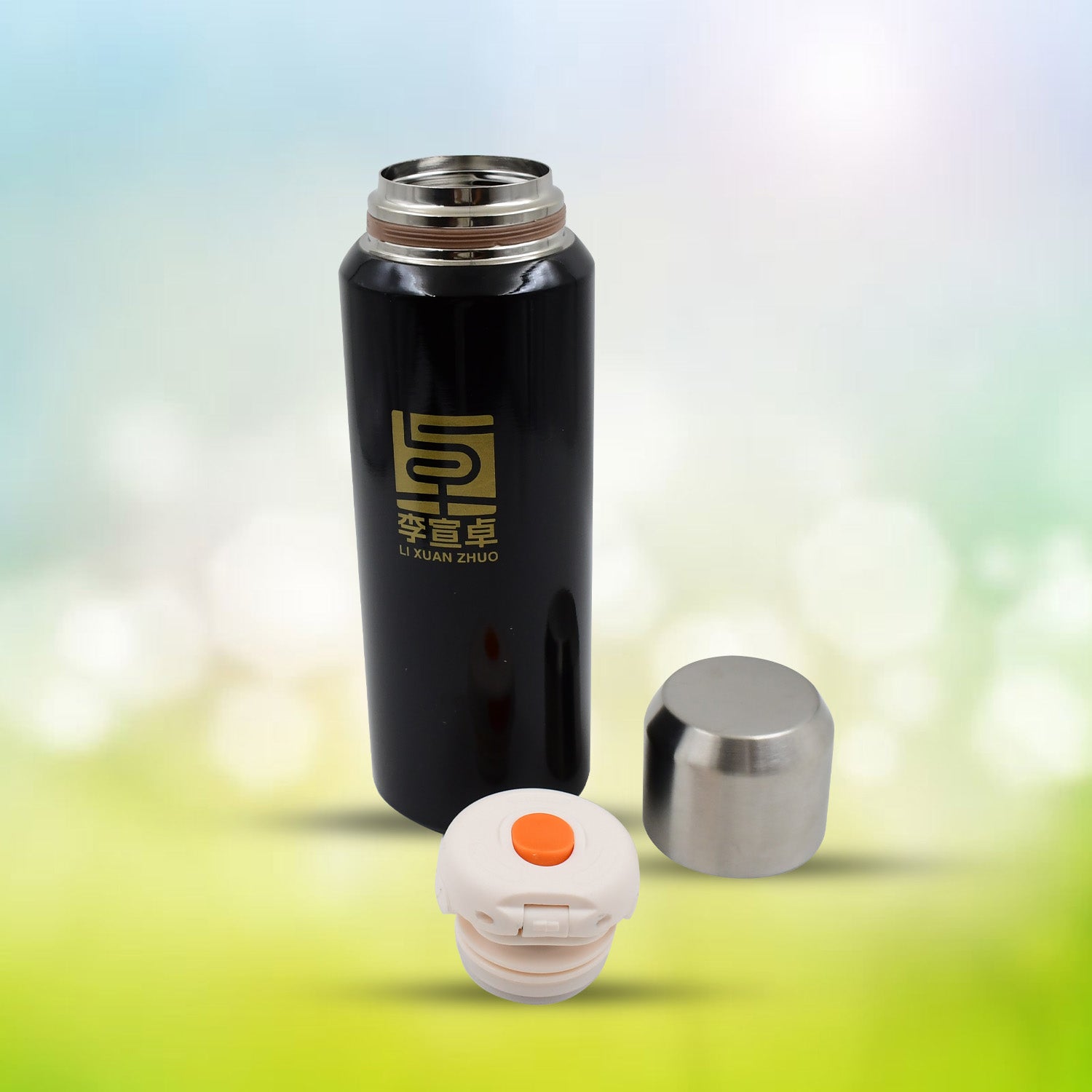6_58520fdb-f9fe-43bb-aa66-6a72c70f2d2e.jpg Double Walled Insulated Hot and Cold Water / Tea / Coffee Thermal Bottles (600 ML) - Image 4
