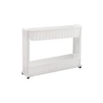 Multipurpose 2 Layer Slim Side Space Saving Storage Organizer Rack Shelf - Image 2