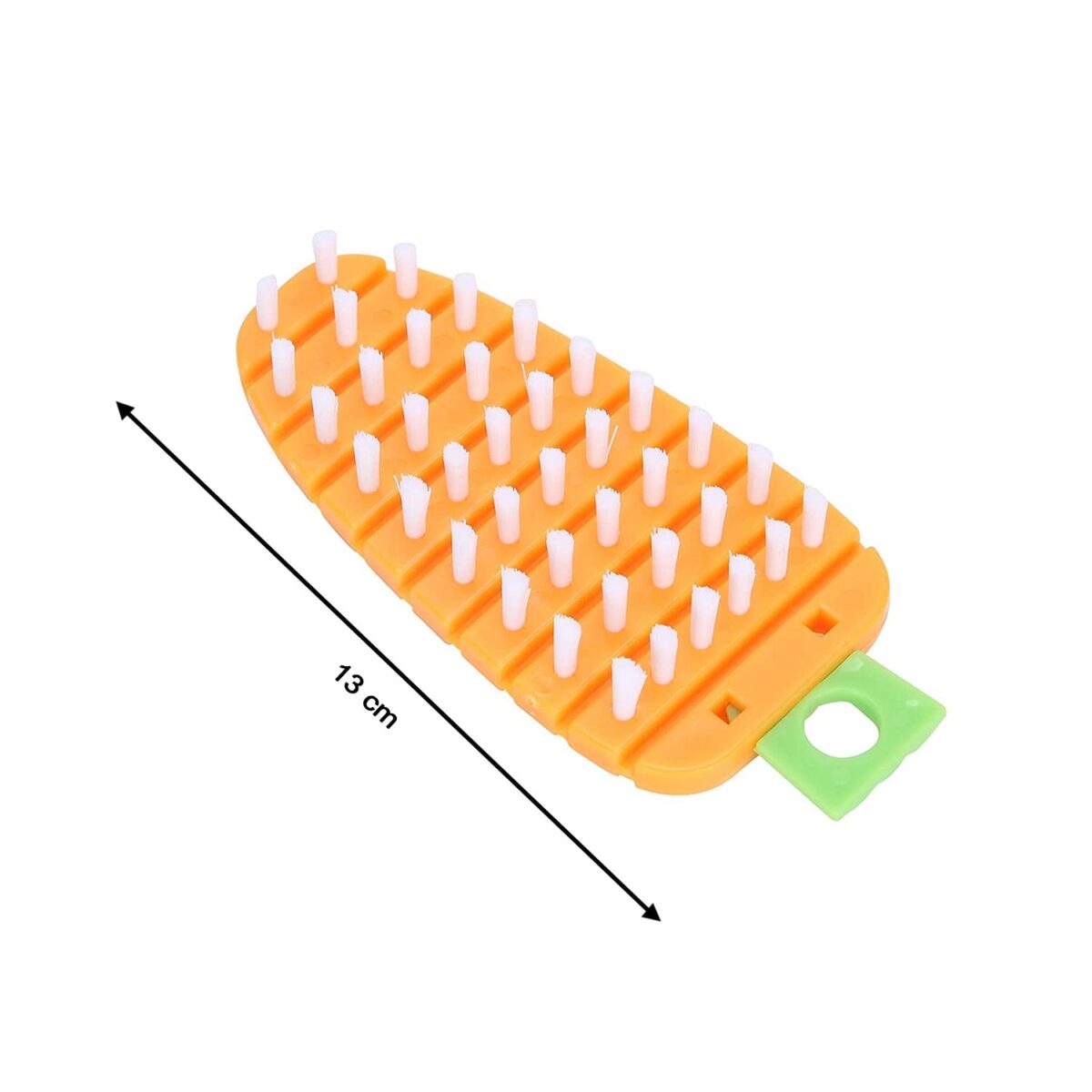 Carrot-Shaped Non-Toxic Vegetable Scrubbing Brush for Fruits & Veggies - Image 6