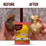 Shining Powder, Cleans and Polishes Copper, Brass, Silver, Aluminum, Iron, and Steel, Removes Tarnish and Oxidation (200 GM) - Image 6