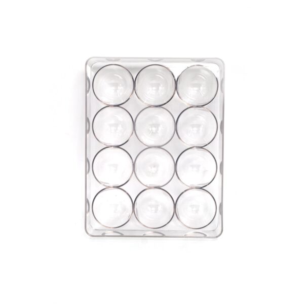 12 Cavity Egg Storage Box For Holding And Placing Eggs Easily And Firmly.
