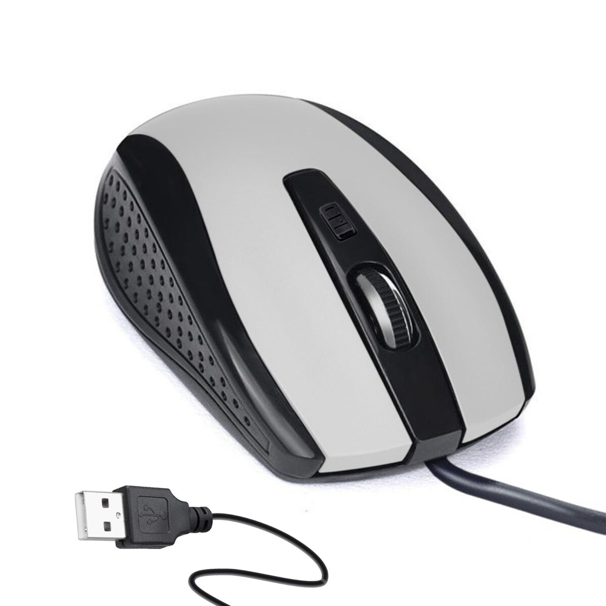 Wired Mouse for Laptop and Desktop Computer PC With Faster Response Time (Silver) - Image 4