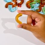 Glass Gem Stone, Flat Round Marbles Pebbles for Vase Fillers, Attractive pebbles for Aquarium Fish Tank. - Image 4