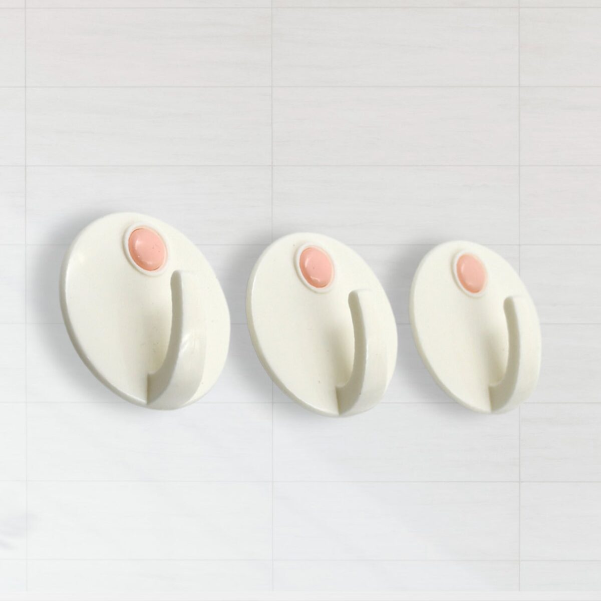 Heavy Duty Self-Adhesive Wall Hooks for Home & Office (3 Pcs Set) - Image 5