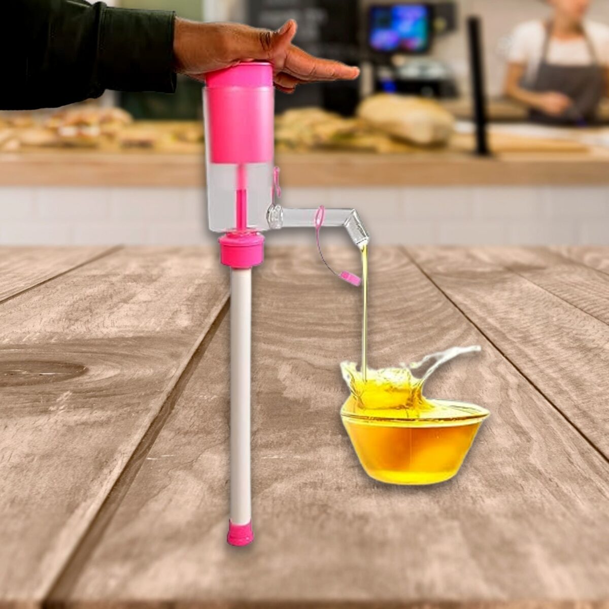 Hand Press Oil Extractor| Plastic Push Oil Pump for Removal of Oil and Liquids - Image 6