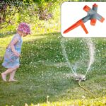 360Â° Rotating Garden Sprinkler â€“ Adjustable 4-Arm Lawn Water Sprayer