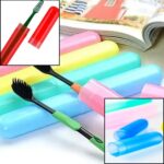 4-Piece Anti-Bacterial Plastic Toothbrush Cover Set â€“ Travel Holder Cases - Image 6