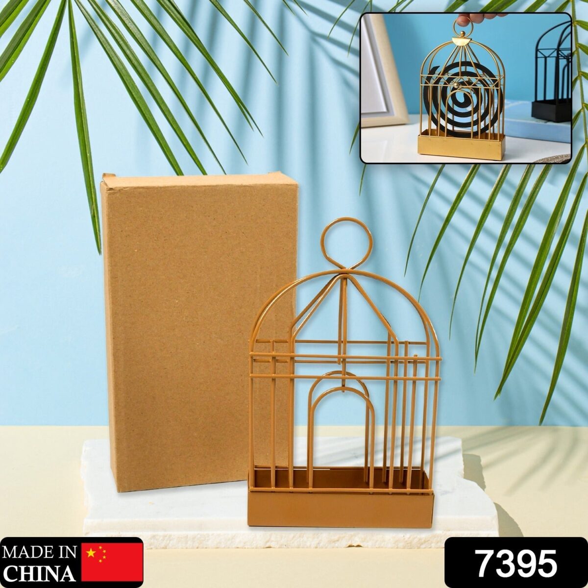 Mosquito Coil Holder, Vintage Style Durable Household Mosquito coil Stand for Office Home - Image 2