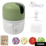 Wireless USB Rechargeable Mini Electric Garlic Machine / Chopper 3 Blades (250Ml) - Image 2