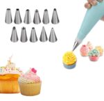 12 Piece Cake Decorating Set of Measuring Cup Oil Basting Brush - Image 9