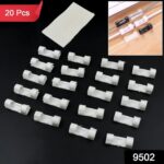 Plastic Cable Clips â€“ Strong Adhesive Wire Organizer for Home, Office & Car (20 Pcs) - Image 2