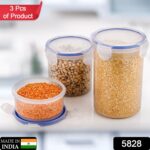 Leakproof & Airtight: 3 Pc Round Food Storage Set (500ml-1500ml) - Image 2