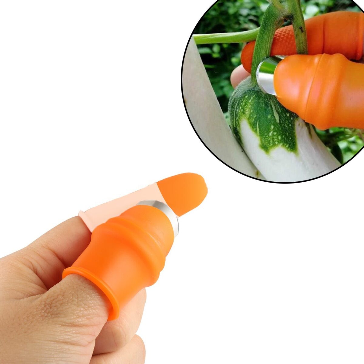 Vegetable Thumb Cutter and tool with effective sharp cutting blade system - Image 7