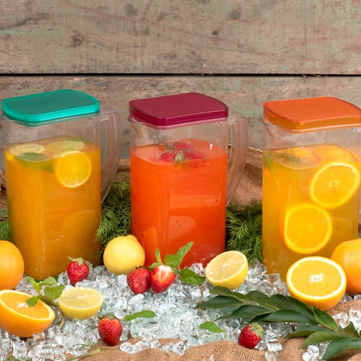 Resistant Glass Jug for Juice, Milk, Cold or Hot Beverages (plastic) - Image 7