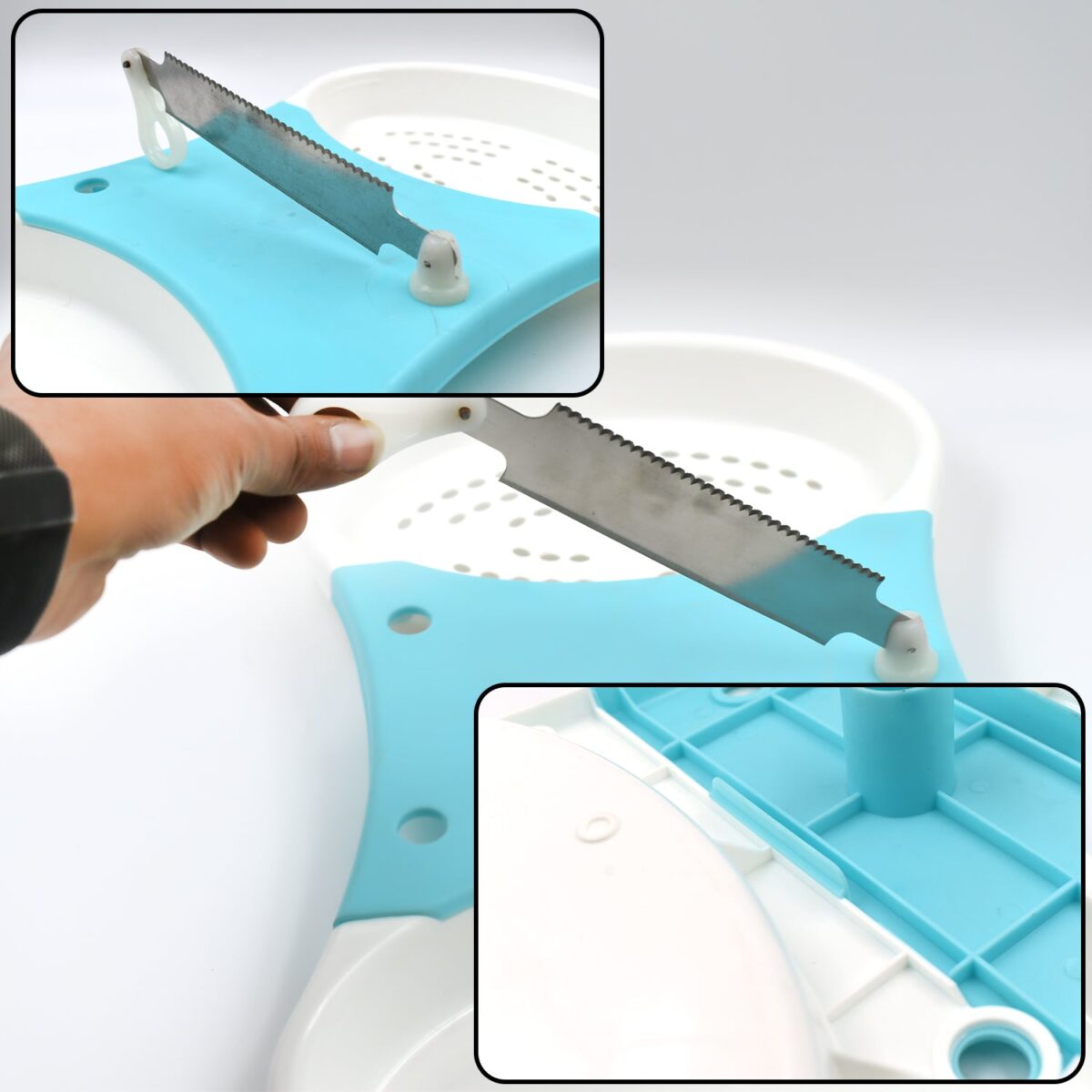 Adjustable Cut N Wash used in all kinds of household and kitchen purposes for cutting and washing simultaneously of vegetables and fruits etc. - Image 7