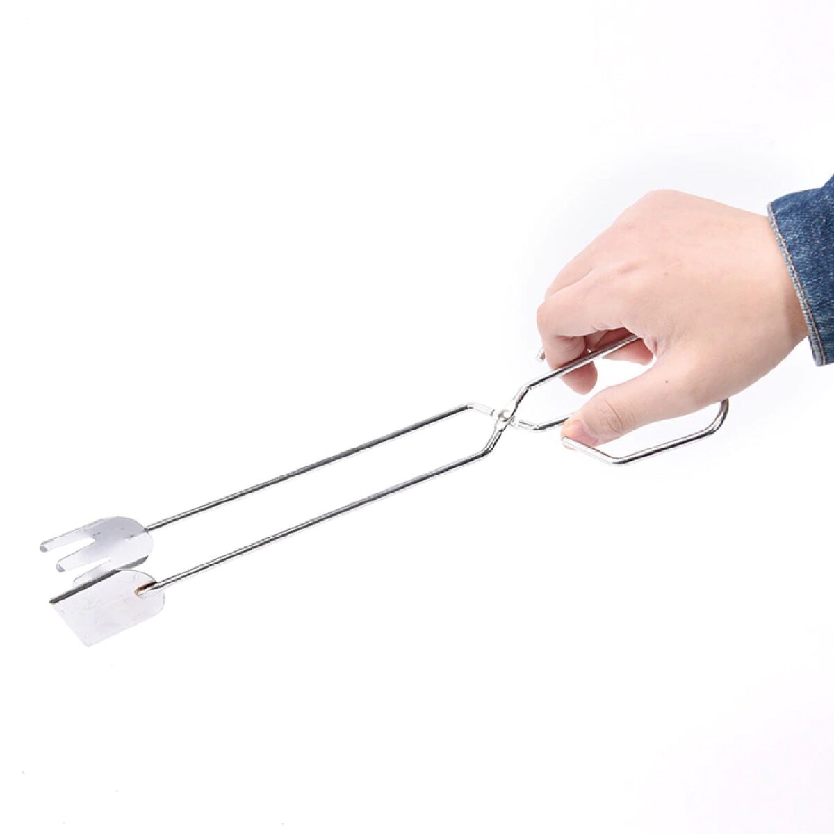 31cm Multi-Functional Metal BBQ Tongs for Serving (Clamp, Durable) - Image 6