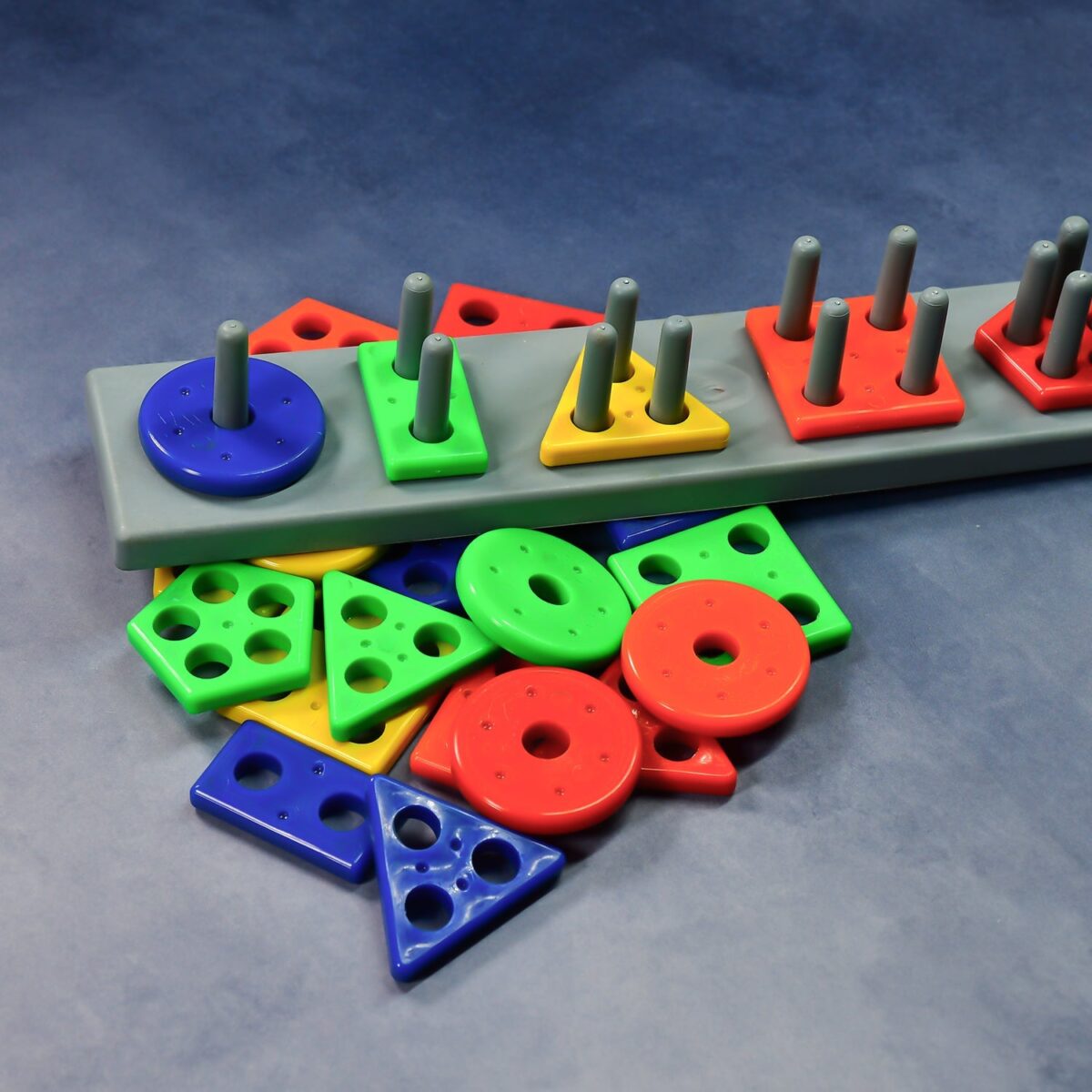 Geometric Brick - 5 Angle Matching Column Blocks for Kids - Preschool Educational Learning Toys. - Image 1