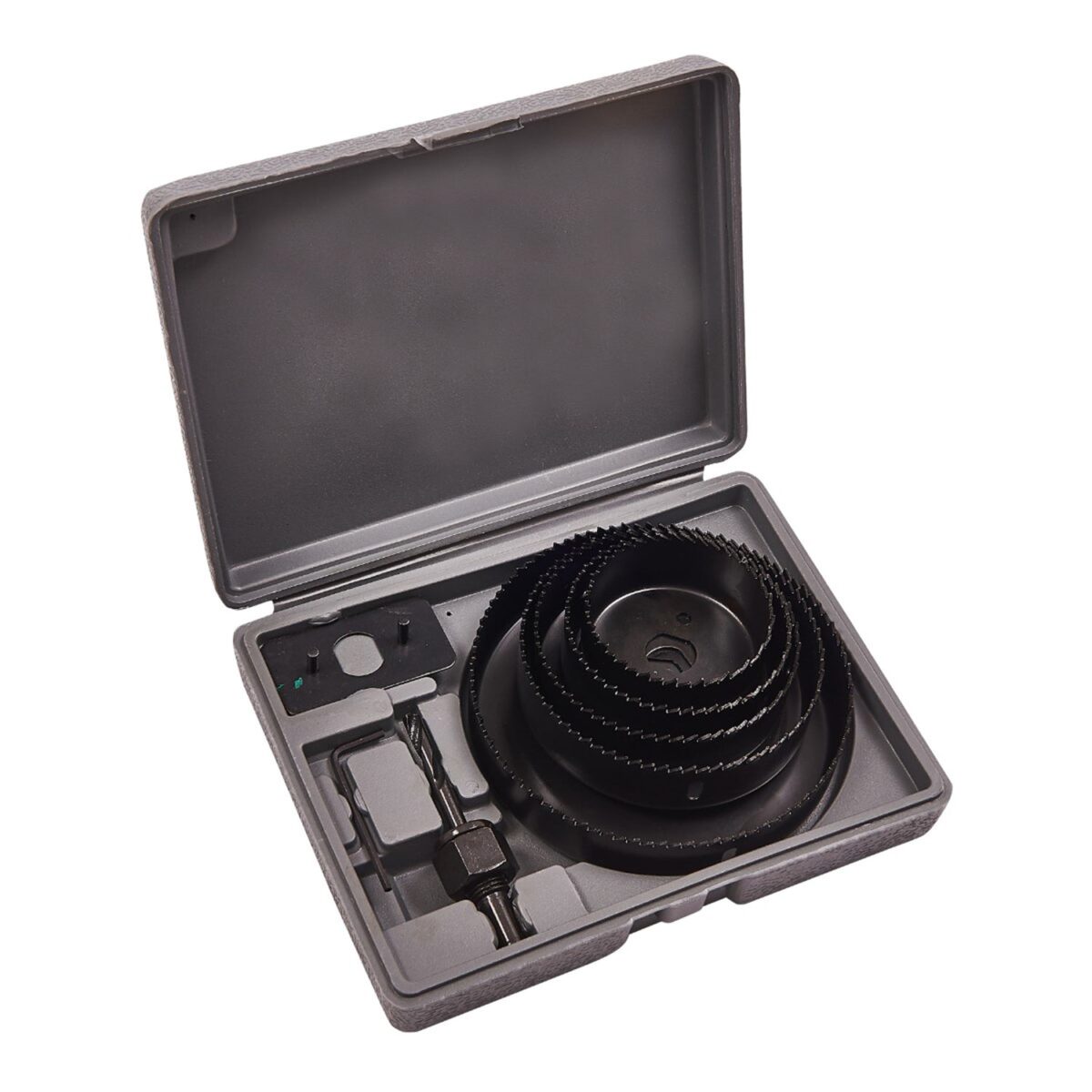 8-Piece Set Carbon Arbored Adjustable Hole Saw Set Round Circular (64 mm, 76mm1 89mm, 102mm & 127mm) - Image 1
