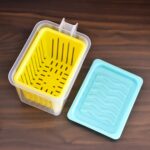 Fridge Storage Containers with Handle Plastic Storage Container for Kitchen(4 Pcs Set) - Image 6