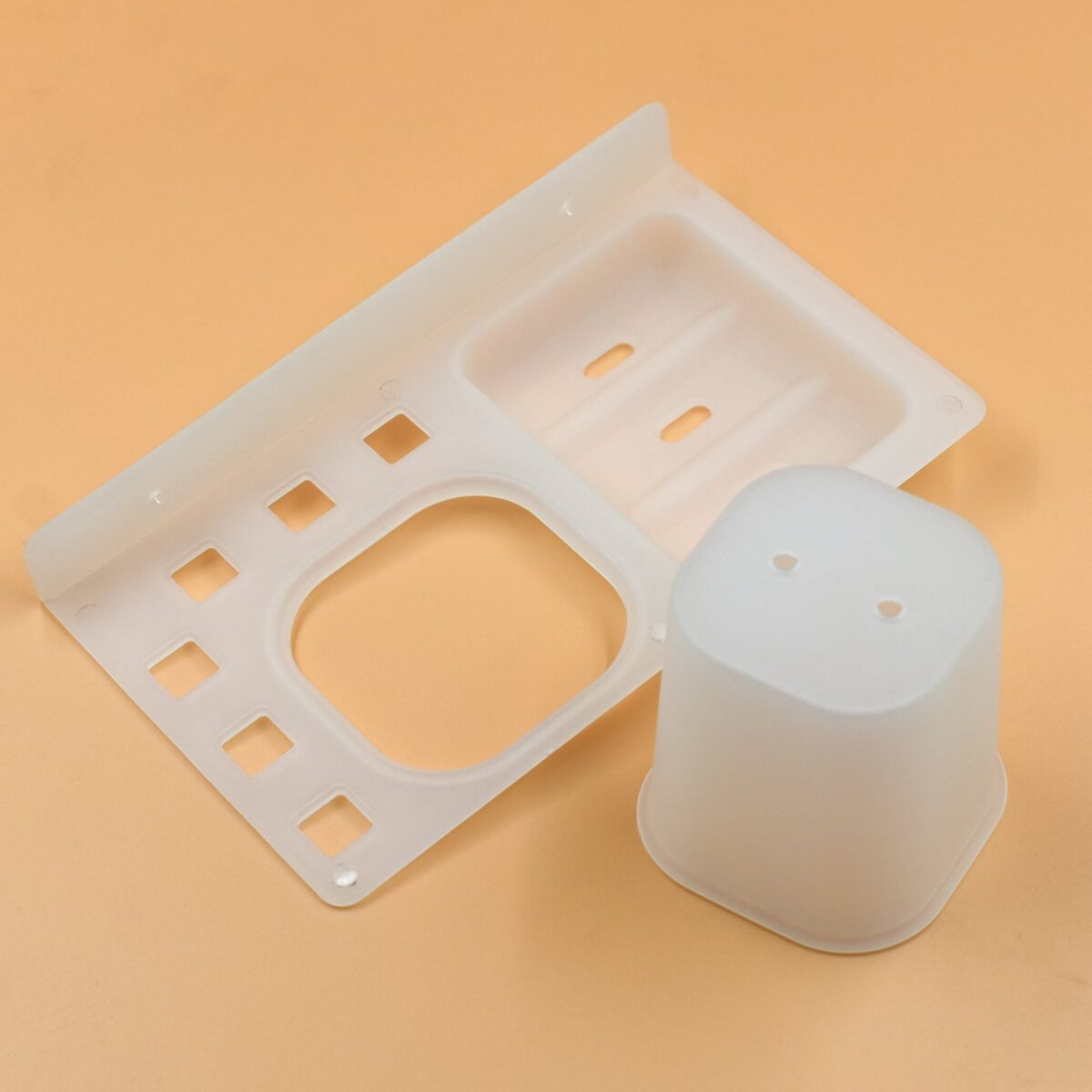 3 in 1 Plastic Soap Dish and plastic soap dish tray used in bathroom and kitchen purposes. - Image 7
