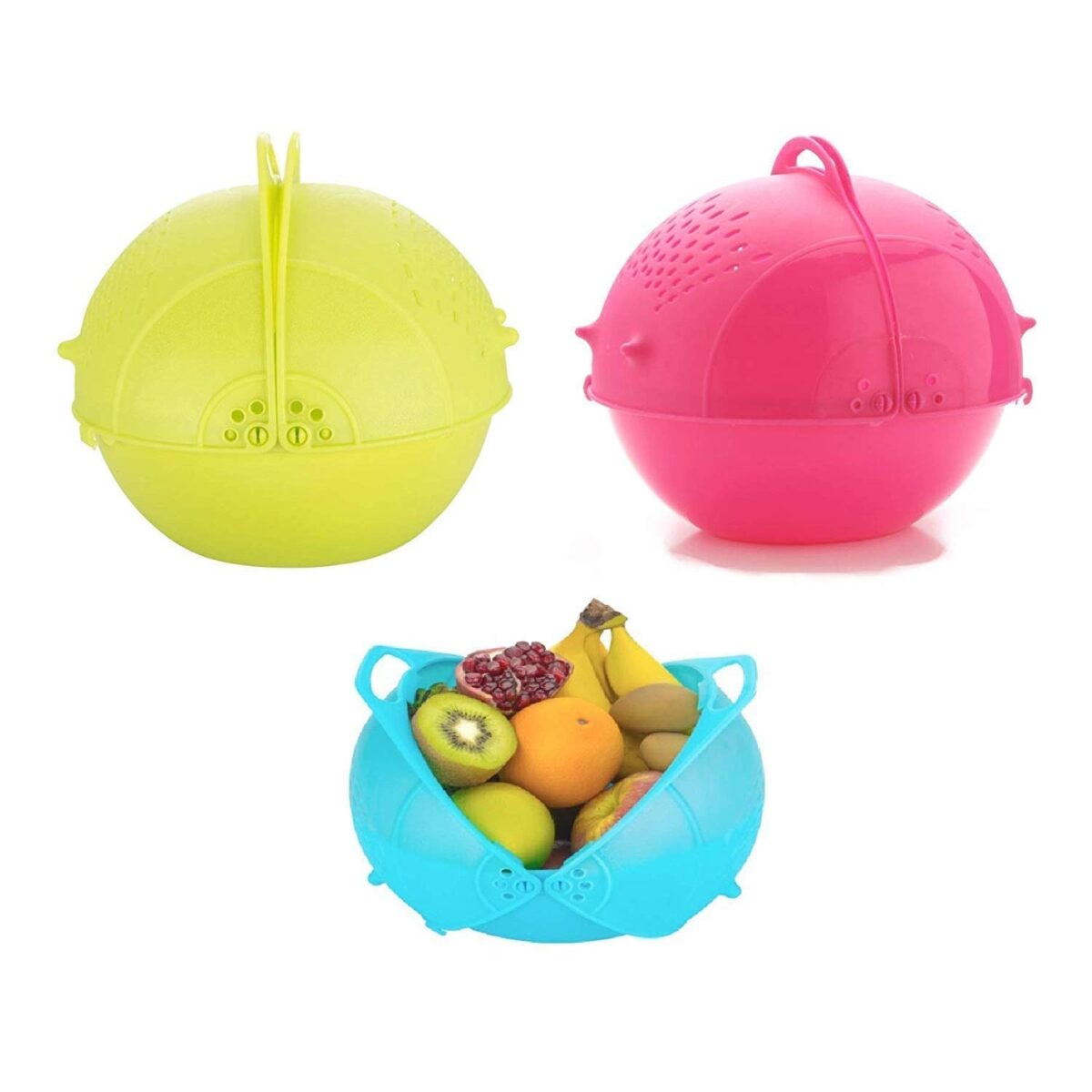 Ganesh Fruit and vegetable basket Plastic Fruit & Vegetable Basket - Image 6